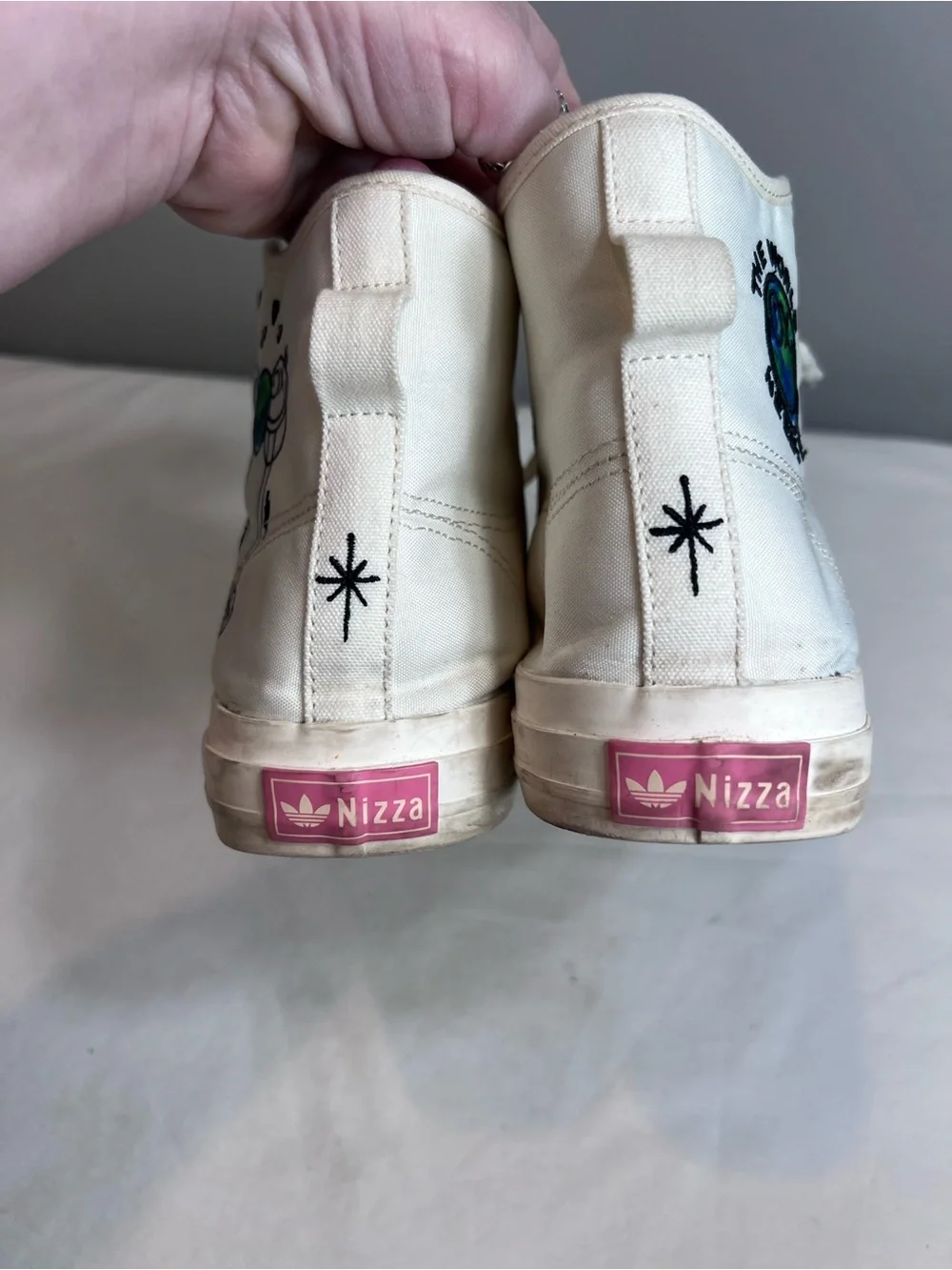 Adidas Nizza Hi RF The World Needs Love high tops size 10.5